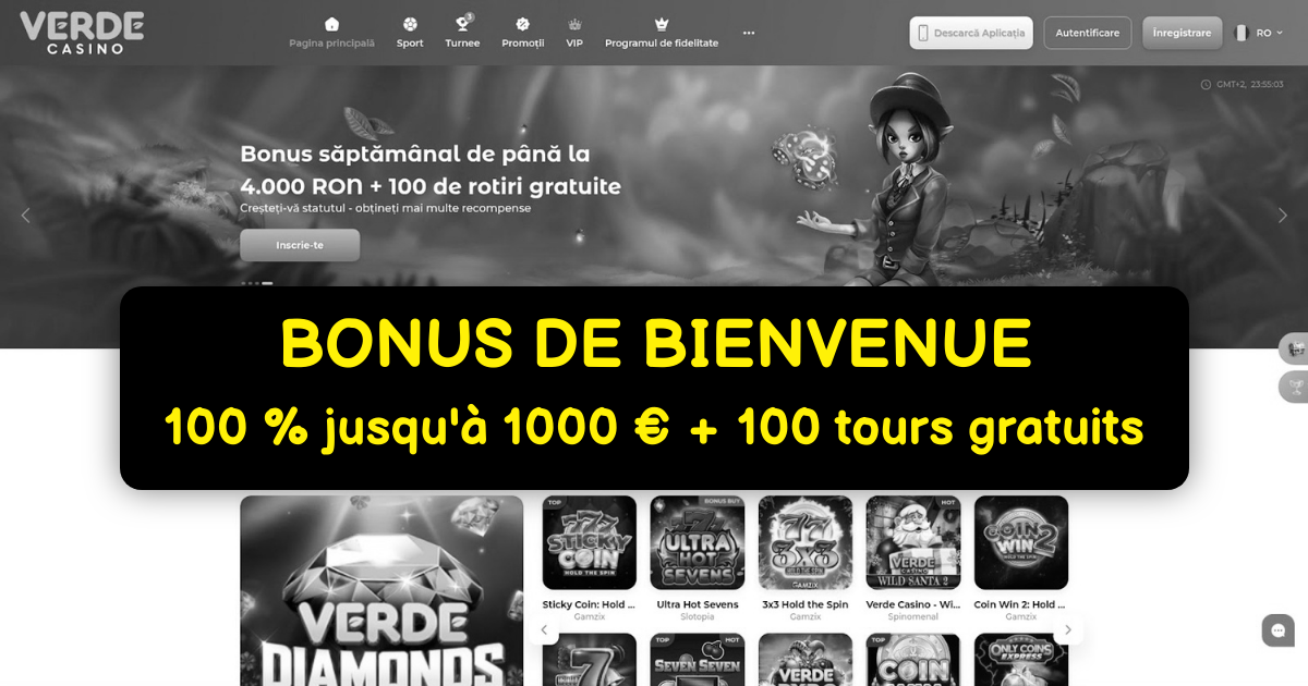Verde Casino - Meilleur Casino en Ligne FR