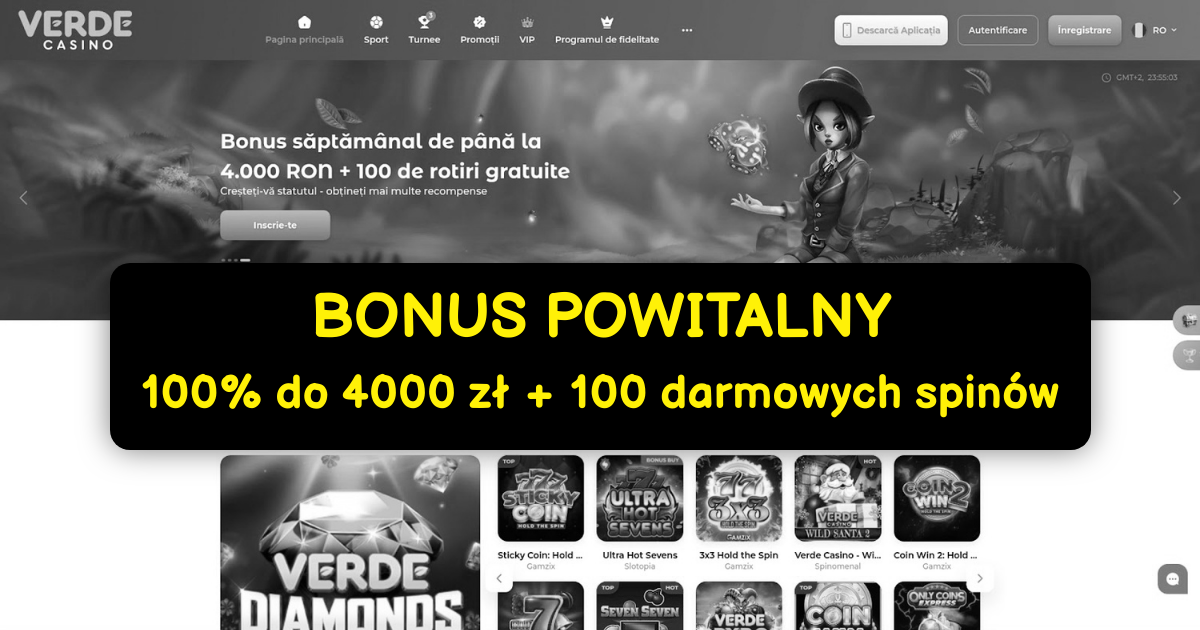Verde Casino - Najlepsze polskie kasyno online z slotami i bonusami